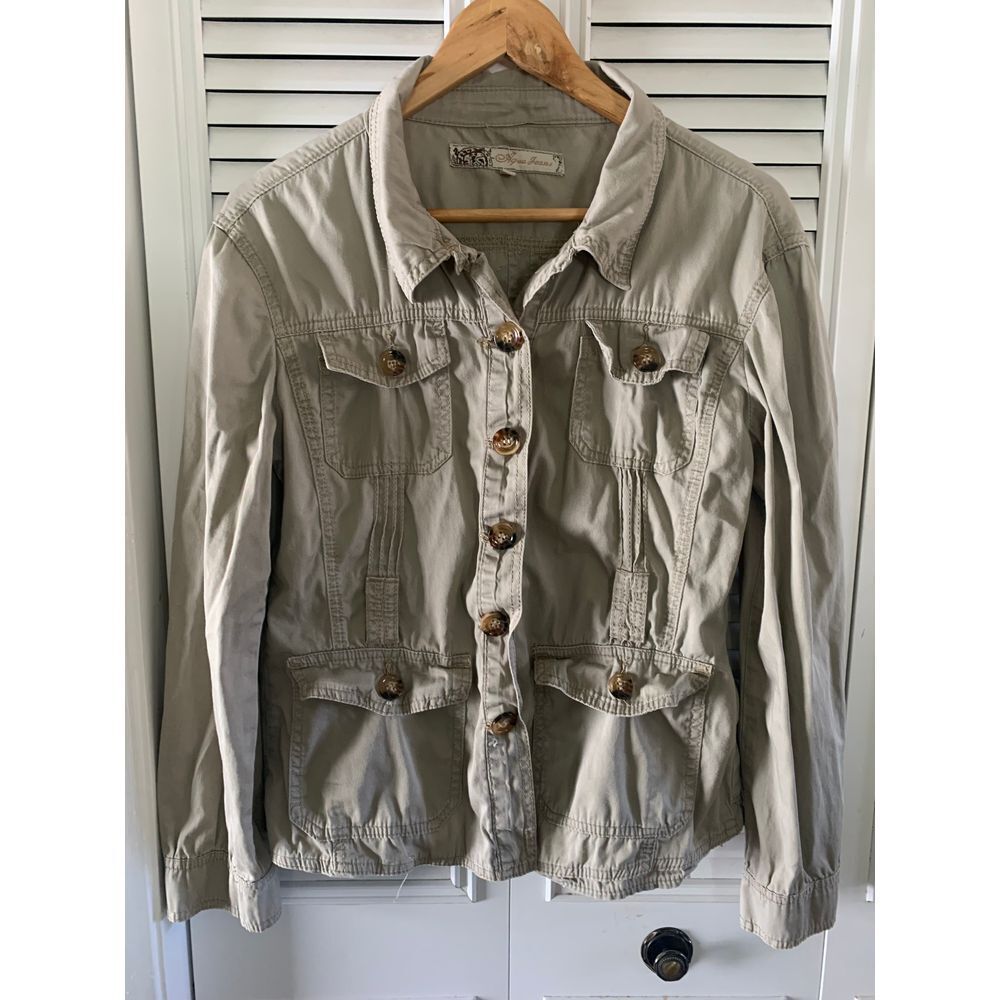 Aqua Jean Women's Blazer style coat, size L, missing belt